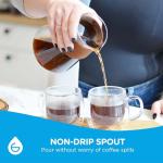 GROSCHE Amsterdam Glass Pour Over Coffee Maker