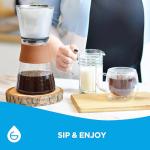 GROSCHE Amsterdam Glass Pour Over Coffee Maker