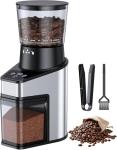 Electric QJA Burr Coffee Grinder with LCD Screen