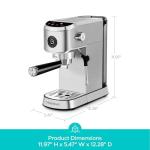 CASABREWS 5418 PLUS Compact Espresso Machine with Frother