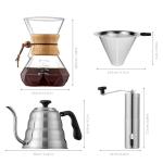 Shoxil 40oz Pour Over Coffee Maker Set