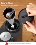 Aromaster Conical Burr Grinder with Timer, Black