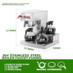 NUPANT 12-Cup Commercial Auto-Fill Coffee Maker