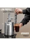 NutriChef 64oz Nitro Cold Brew Coffee Maker