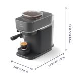 Philips Baristina Espresso Machine with Grinder, Black