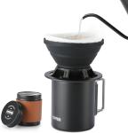 Portable Pour Over Coffee Maker with Collapsible Filter