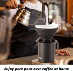 Portable Pour Over Coffee Maker with Collapsible Filter