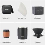 Portable Pour Over Coffee Maker with Collapsible Filter
