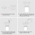 Portable Pour Over Coffee Maker with Collapsible Filter