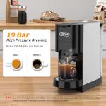 KOTLIE 19Bar Single Serve Coffee Maker 5-in-1