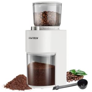 SOWTECH Adjustable Conical Burr Coffee Grinder