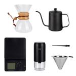 Pour Over Coffee Maker Set with Grinder
