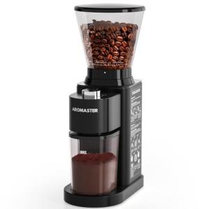 Aromaster Conical Burr Coffee Grinder with 48 Settings