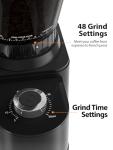 Aromaster Conical Burr Coffee Grinder with 48 Settings