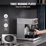 VEVOR 12-Cup Commercial Drip Coffee Maker