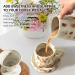 Pour Over Coffee Maker Set with Strawberry Cup