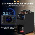 5-Cup Programmable Coffee Maker with Grinder