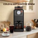 5-Cup Programmable Coffee Maker with Grinder