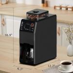 5-Cup Programmable Coffee Maker with Grinder