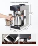 SYBO 12 Cup Stainless Steel Coffee Maker