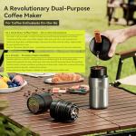 Portable Electric Pour Over Coffee Maker for Travel