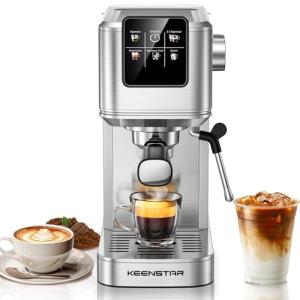 Keenstar 20-Bar Espresso Machine with Milk Frother