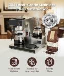 SYBO 12-Cup Commercial Drip Coffee Maker