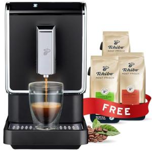 Tchibo Espresso Machine Bundle with Grinder & Coffee