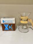 Vintage Chemex Pour Over Coffee Maker & Filters