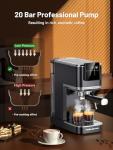 KEENSTAR 20Bar Espresso Machine with Milk Frother
