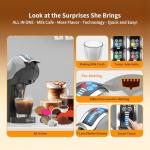 KOTLIE 5-in-1 Espresso Coffee Maker Machine