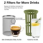 1 Gallon Cold Brew Coffee Maker with Fine Mesh