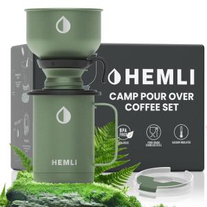 Pour Over Camp Coffee Maker with Insulated Mug