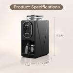 Programmable Coffee Maker and Grinder, Glass Carafe