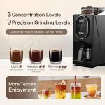 Programmable Coffee Maker and Grinder, Glass Carafe