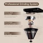 Programmable Coffee Maker and Grinder, Glass Carafe