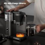 Kismile 8-Cup Drip Coffee Maker with Adjustable Flow