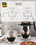 Stainless Steel Portable Pour Over Coffee Maker