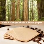 Niveaya Unbleached Coffee Filters - 200 Count