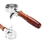 58mm Double Spout Portafilter with Wood Handle