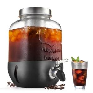 1 Gallon Cold Brew Coffee Maker with Steel Filter
