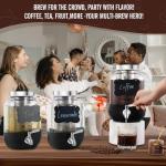 1 Gallon Cold Brew Coffee Maker with Steel Filter