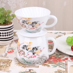 Ceramic V60 Pour Over Coffee Maker Set