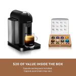 Nespresso Vertuo Coffee and Espresso Maker, Matte Black