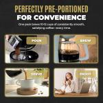 Colonial Intl Light Roast Coffee Soft Pods 54ct