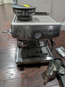 Breville Barista Express Espresso Machine - Silver
