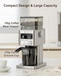 MOKKOM Adjustable Electric Burr Coffee Grinder