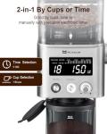 MOKKOM Adjustable Electric Burr Coffee Grinder