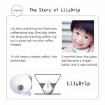LilyDrip Ceramic Pour Over Coffee Maker Set