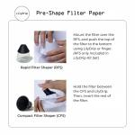 LilyDrip Ceramic Pour Over Coffee Maker Set